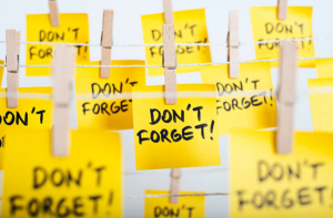 Don't forget image with sticky notes.